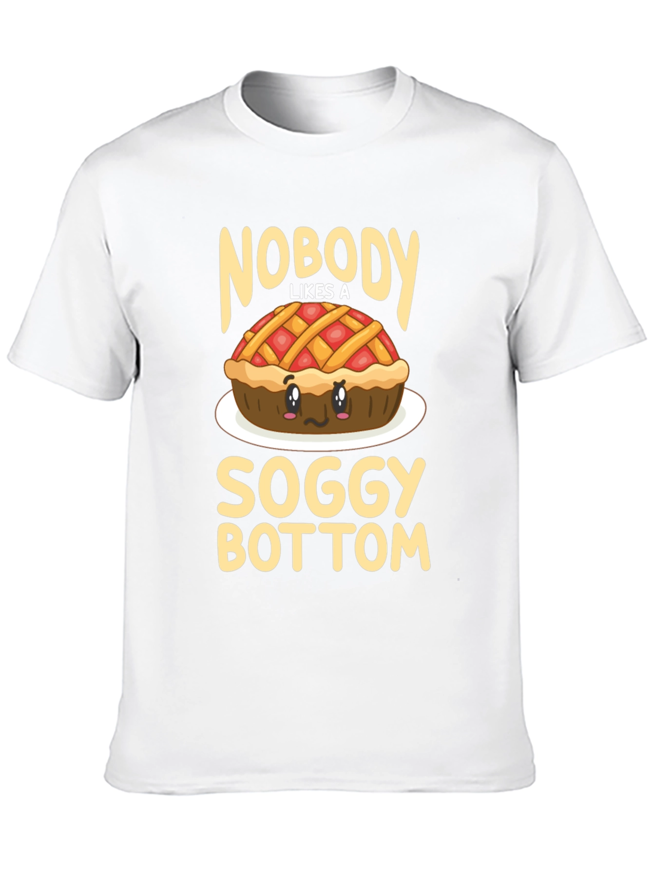 Funny Soggy Bottom Pie T-Shirt - Foodie Humor