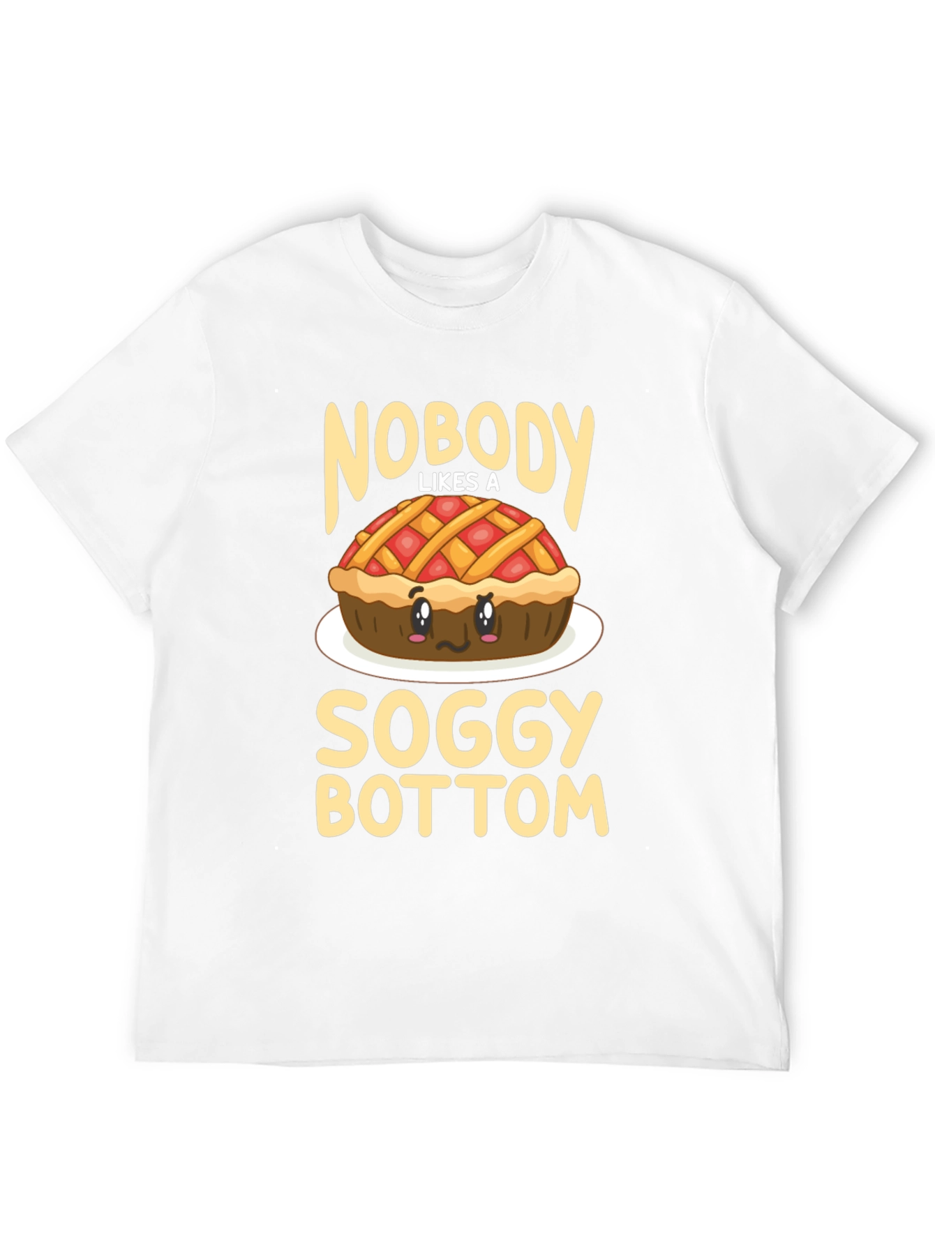 Funny Soggy Bottom Pie T-Shirt - Foodie Humor