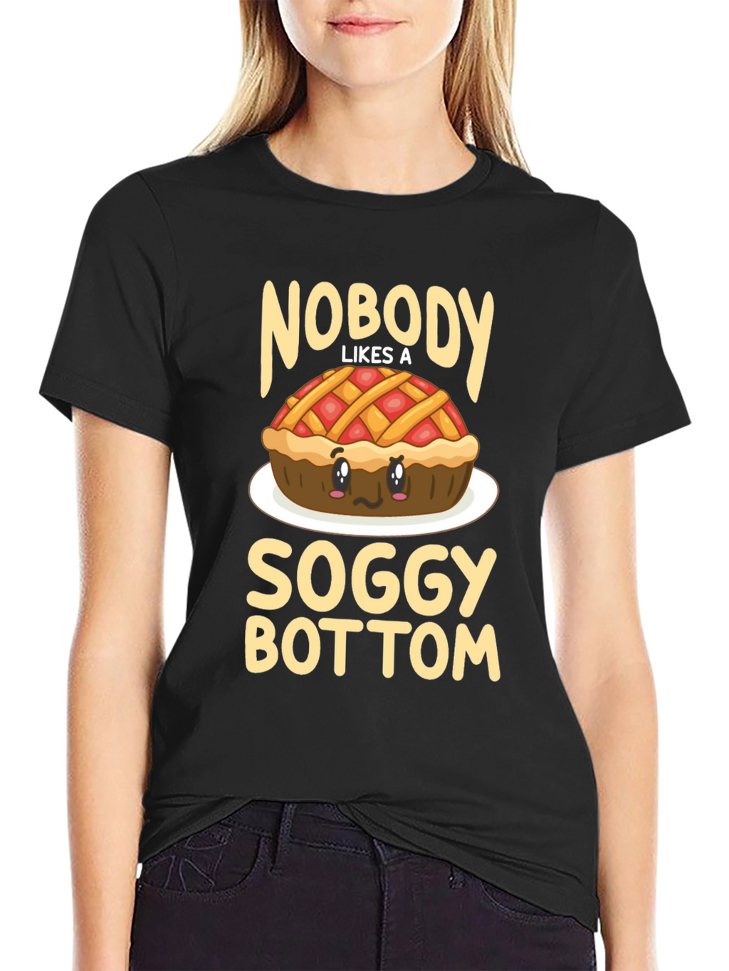 Funny Soggy Bottom Pie T-Shirt - Foodie Humor