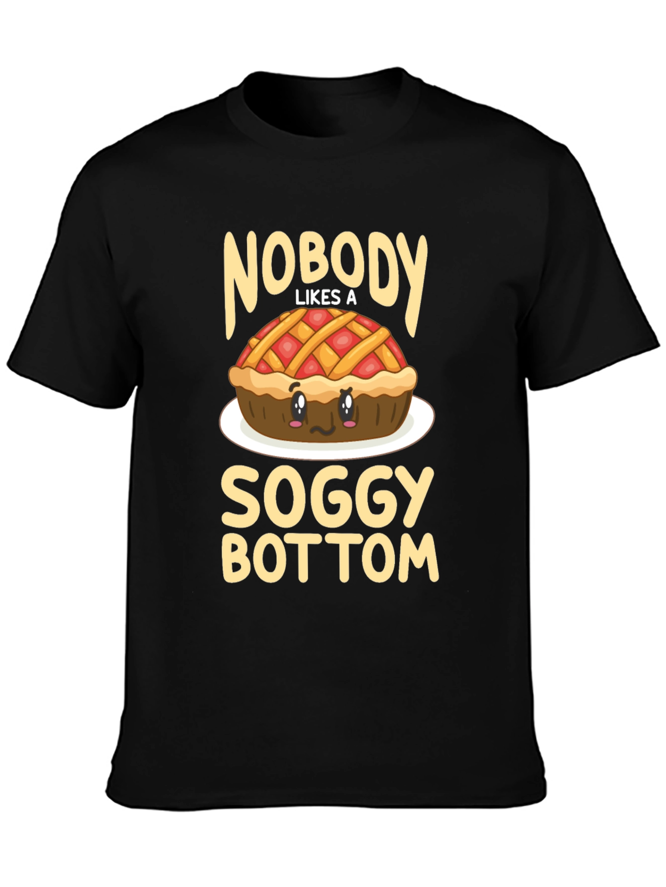 Funny Soggy Bottom Pie T-Shirt - Foodie Humor