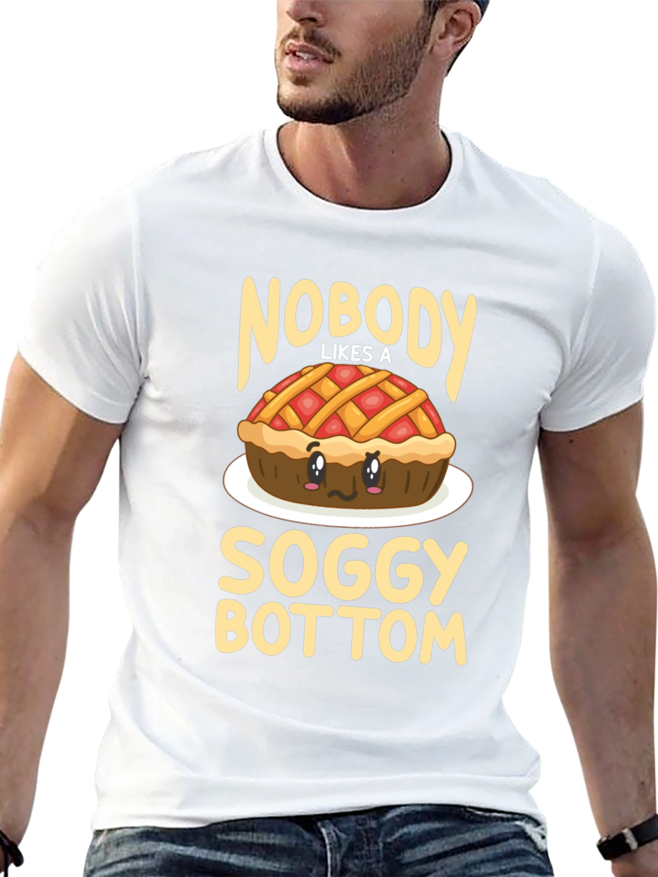 Funny Soggy Bottom Pie T-Shirt - Foodie Humor