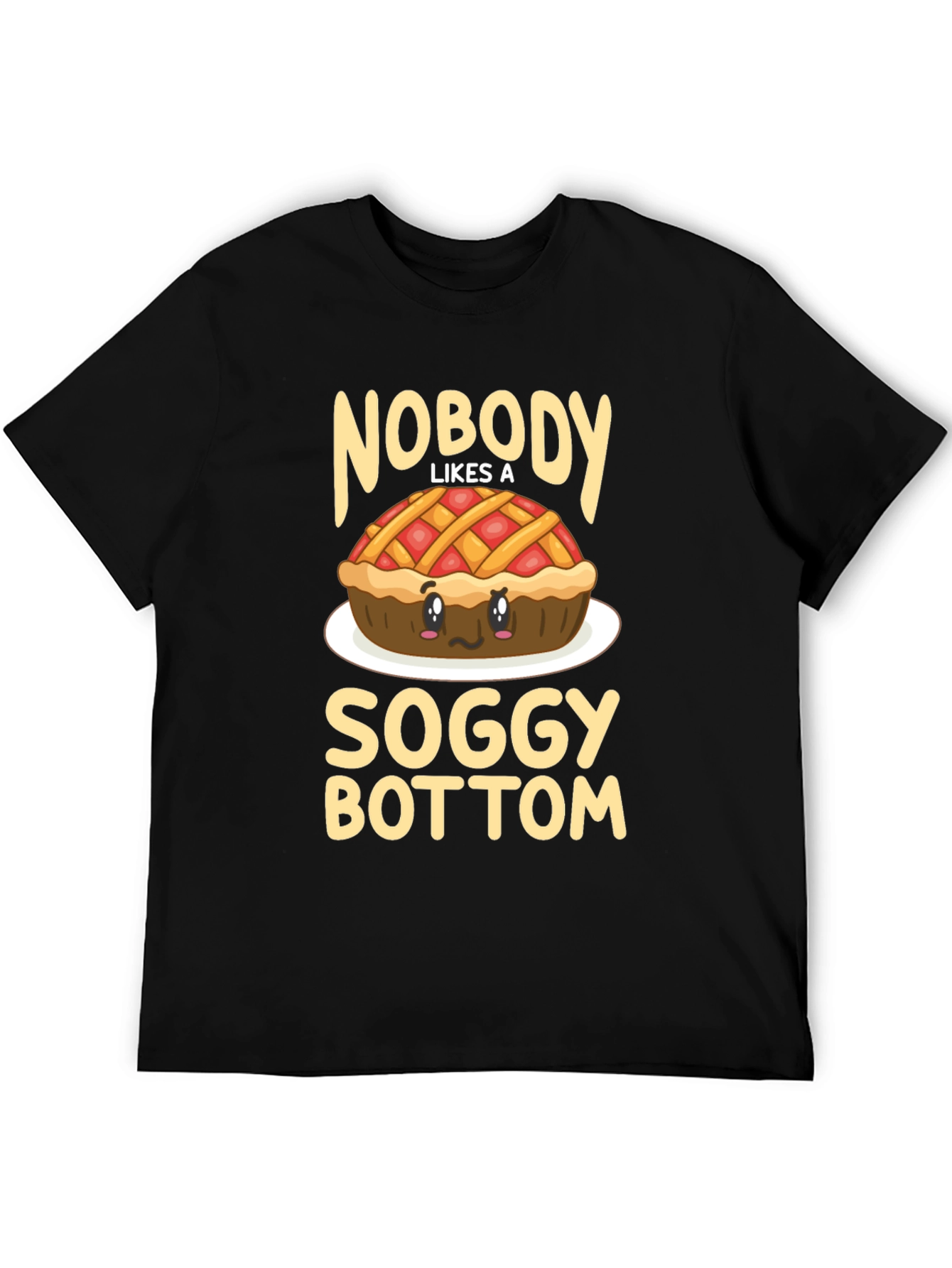Funny Soggy Bottom Pie T-Shirt - Foodie Humor