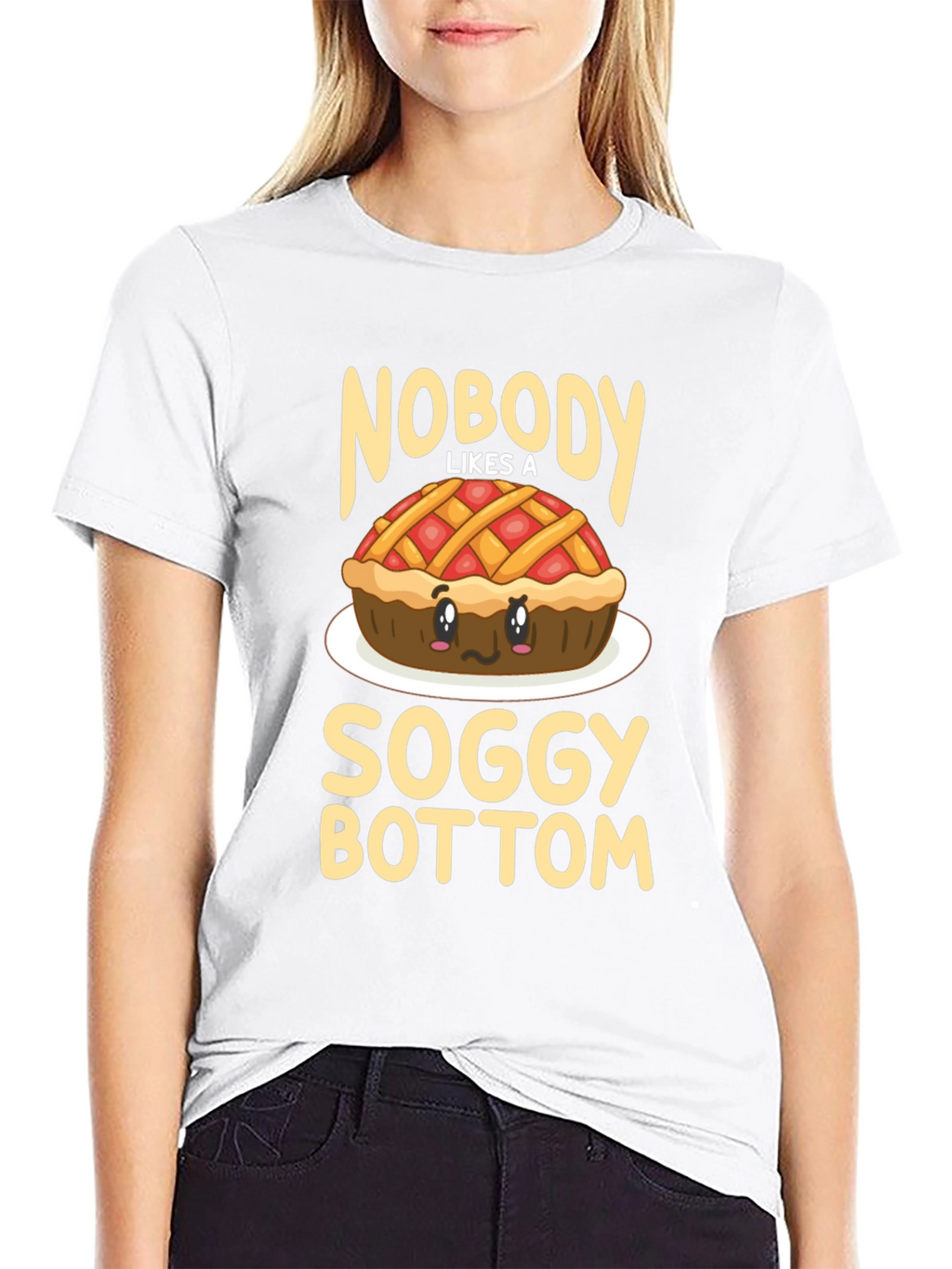 Funny Soggy Bottom Pie T-Shirt - Foodie Humor
