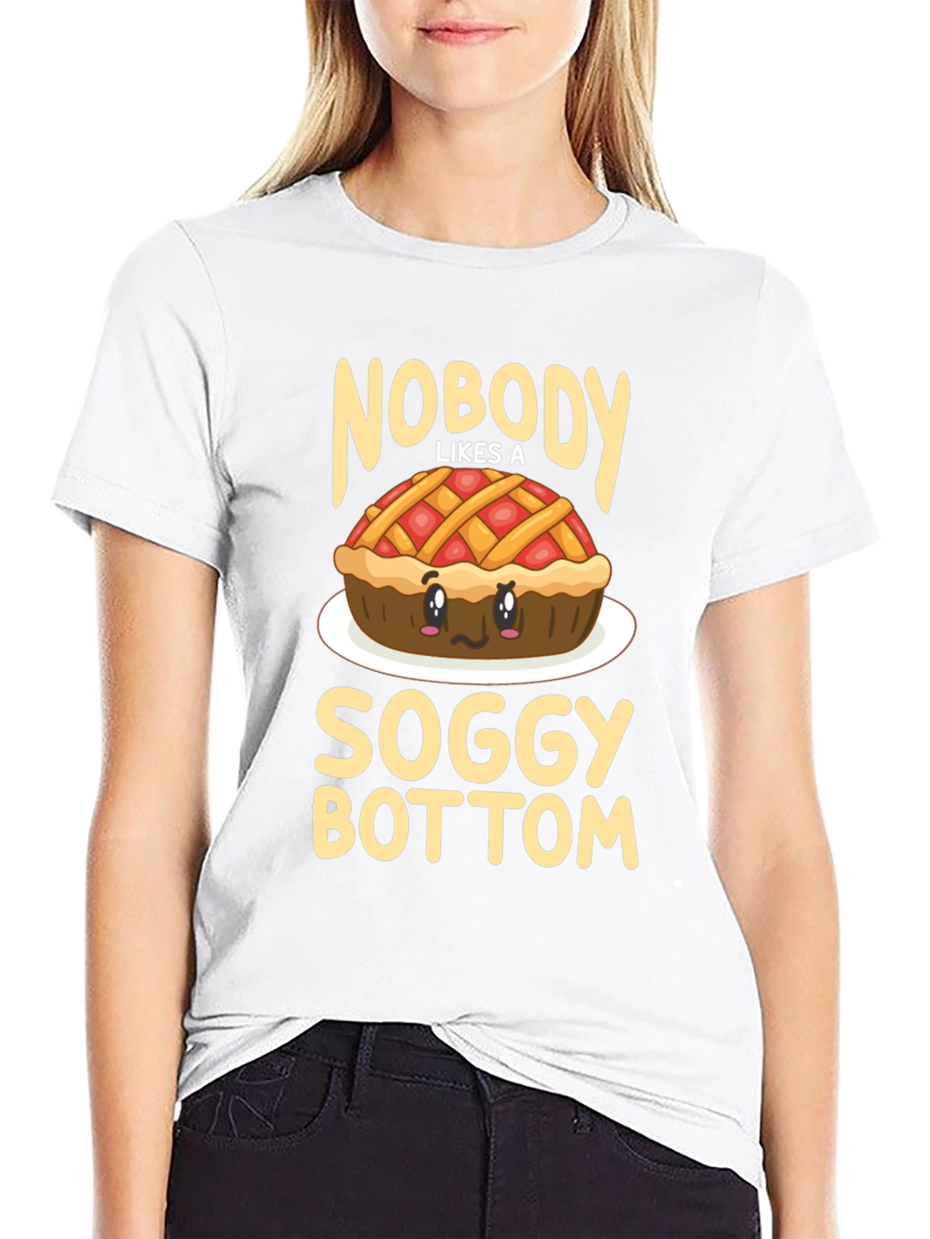Funny Soggy Bottom Pie T-Shirt - Foodie Humor