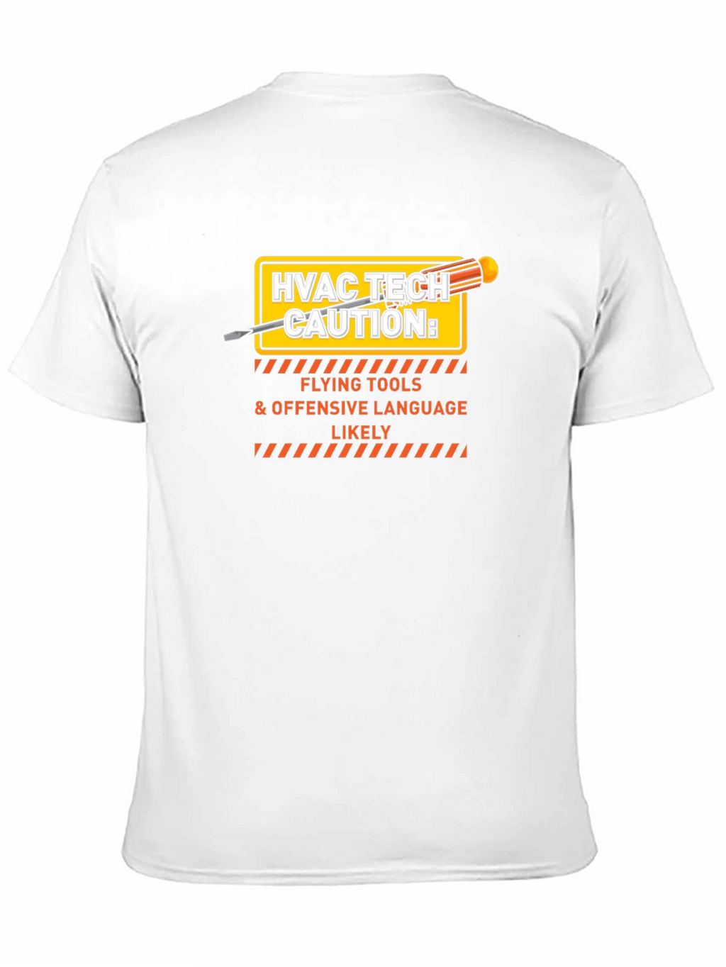 HVAC Tech Caution T-Shirt - Flying Tools