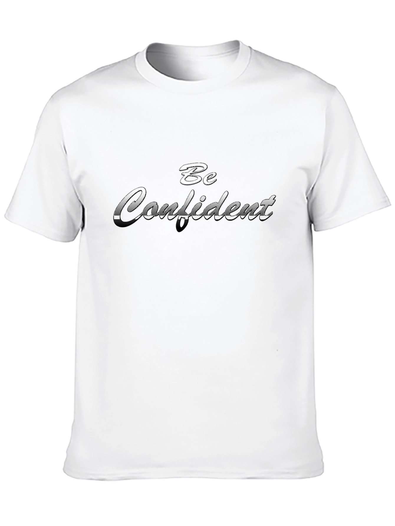 Be Confident Black T-Shirt