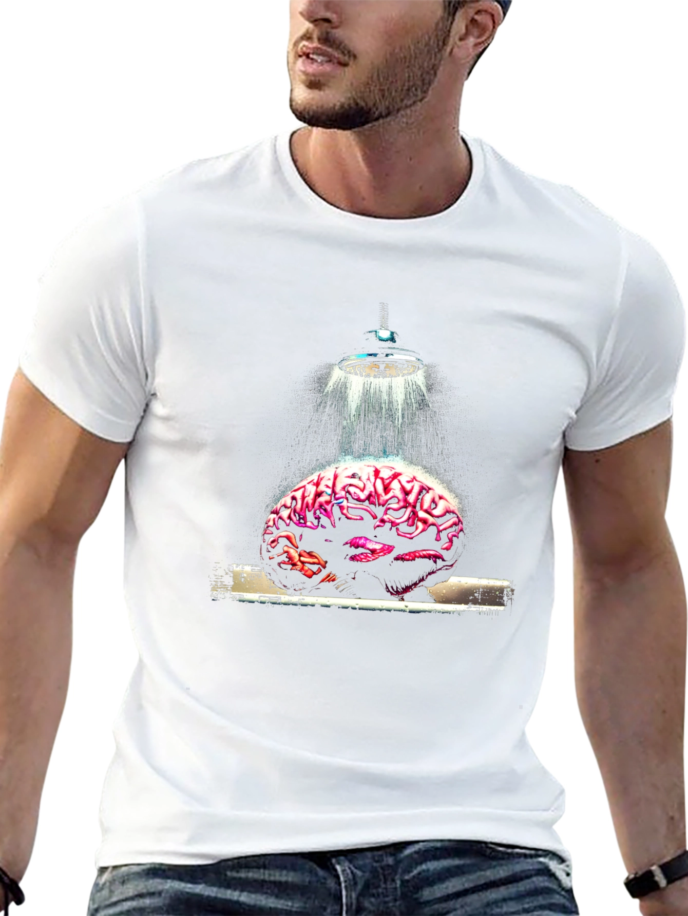 Brain Shower Graphic Tee