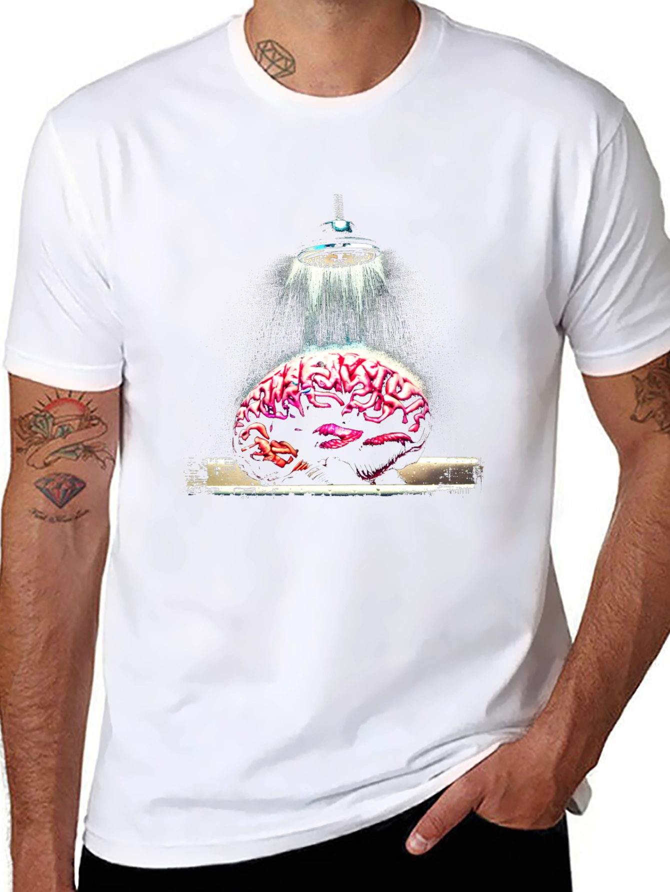 Brain Shower Graphic Tee