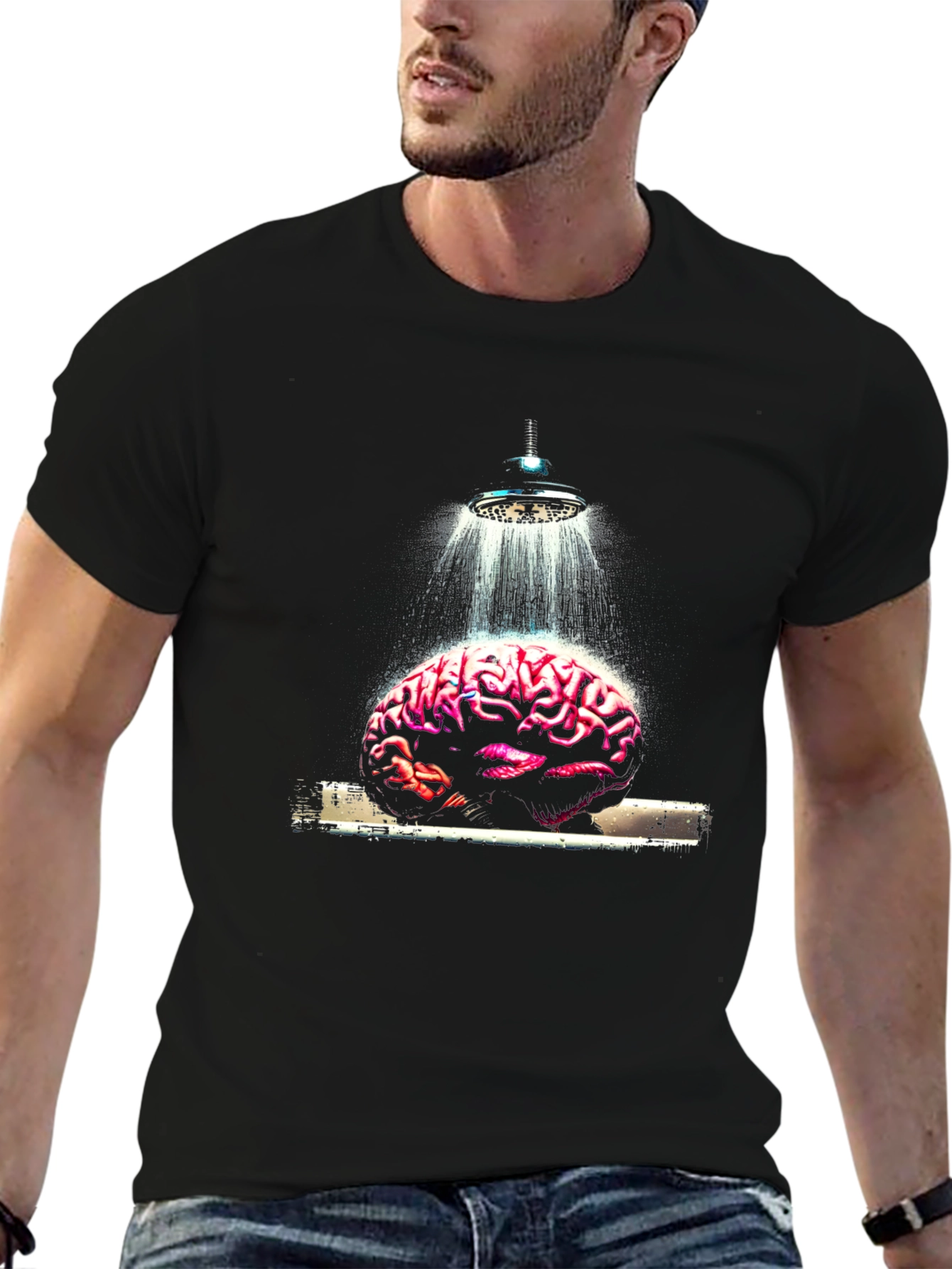 Brain Shower Graphic Tee