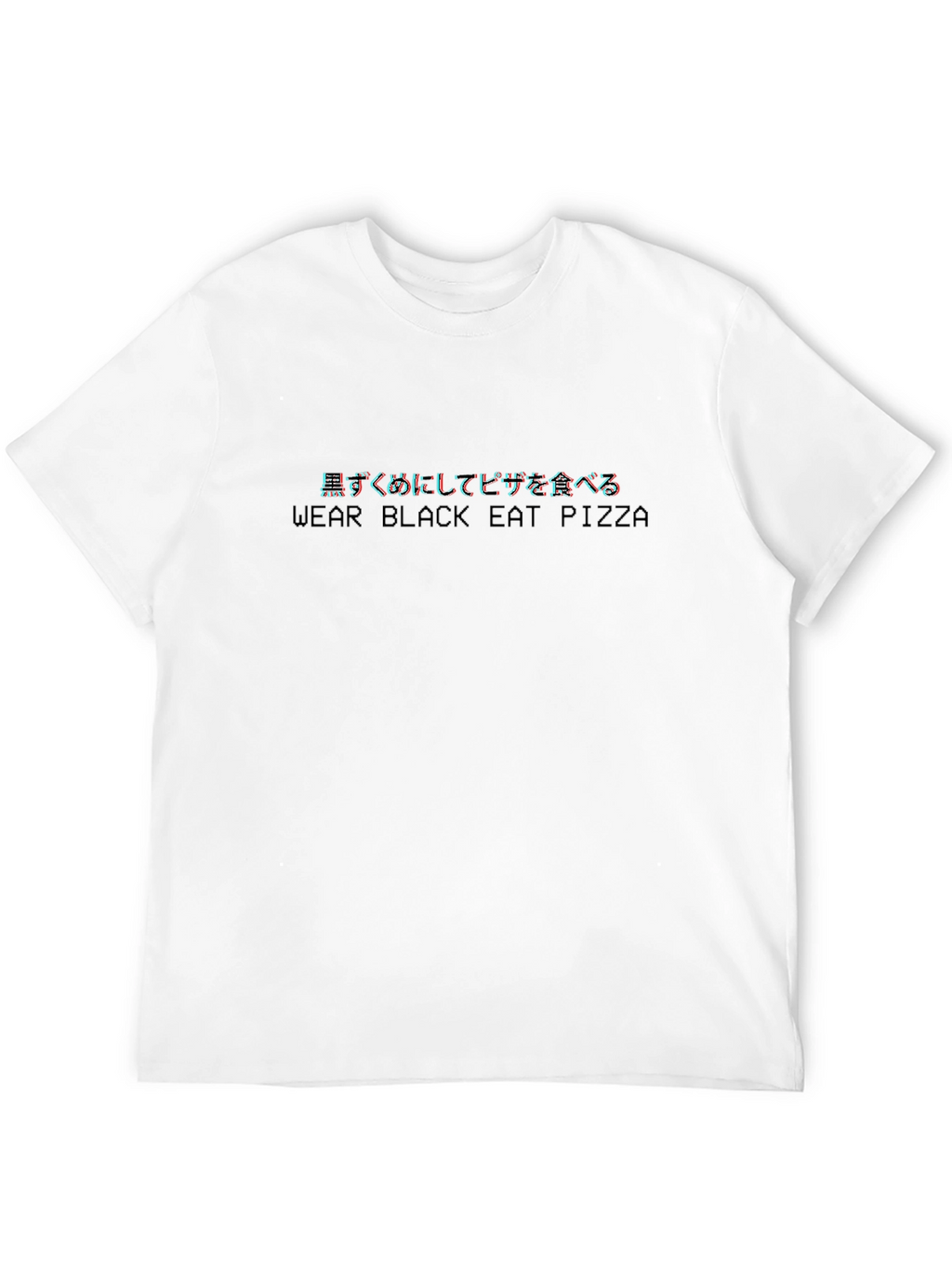 Wear Black Eat Pizza T-Shirt