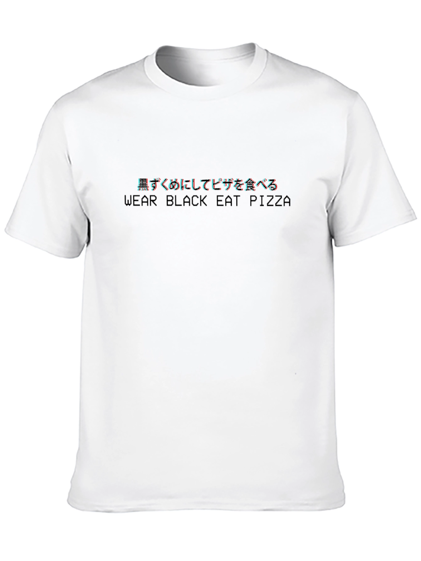 Wear Black Eat Pizza T-Shirt