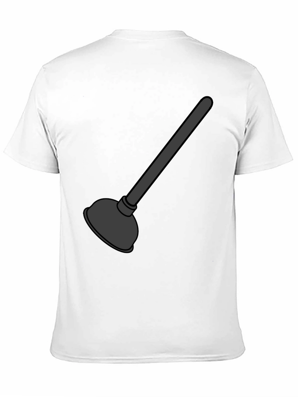 Plunger Graphic T-Shirt - Black