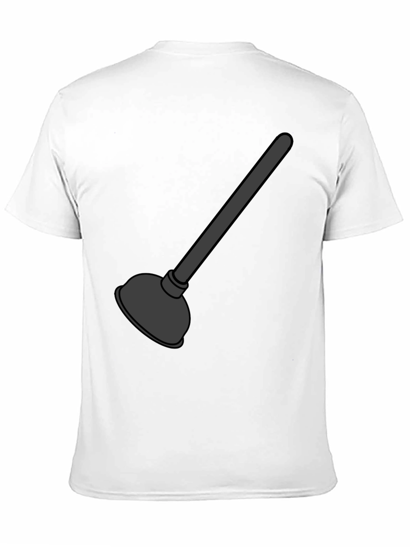 Plunger Graphic T-Shirt - Black