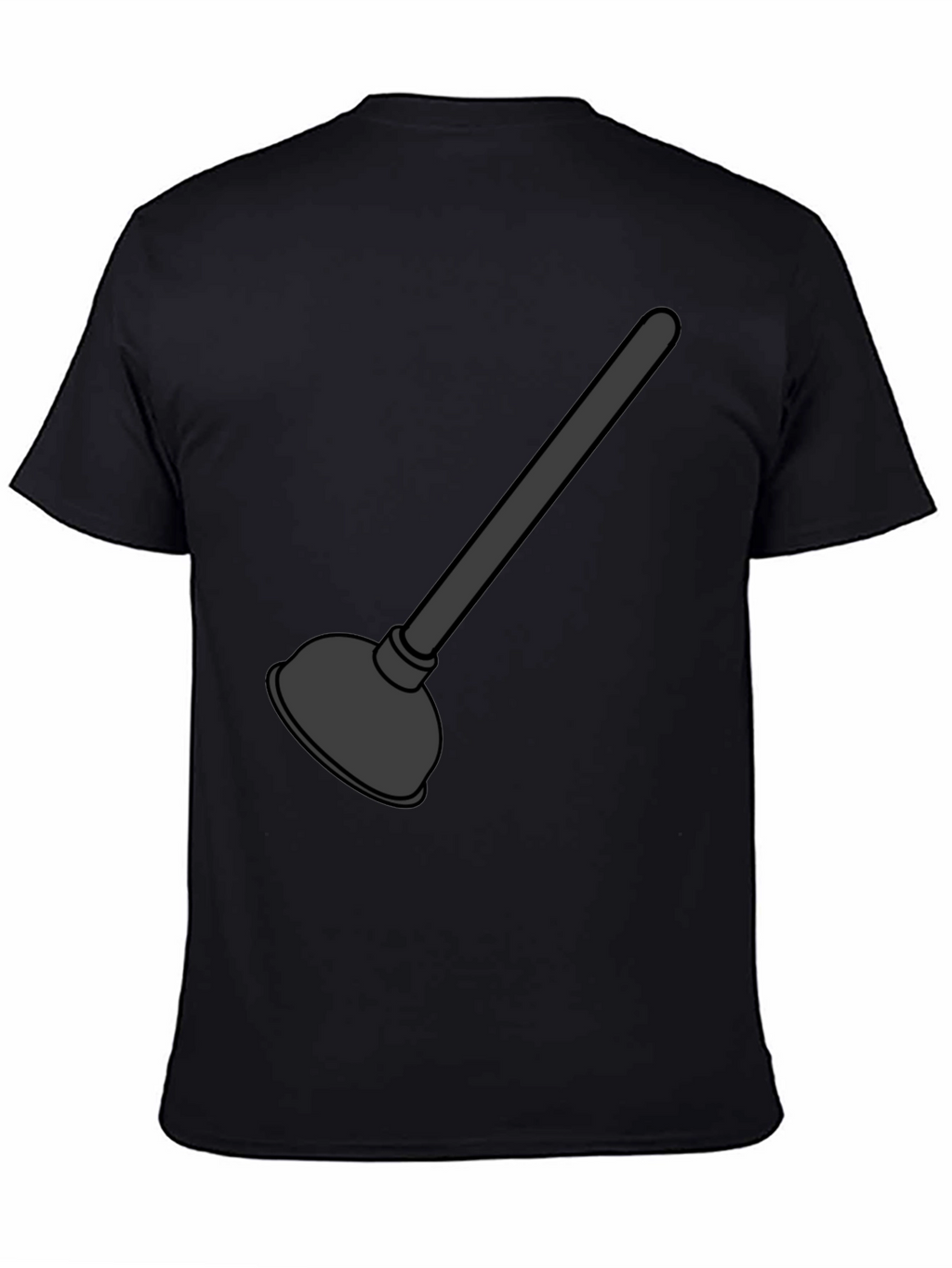 Plunger Graphic T-Shirt - Black