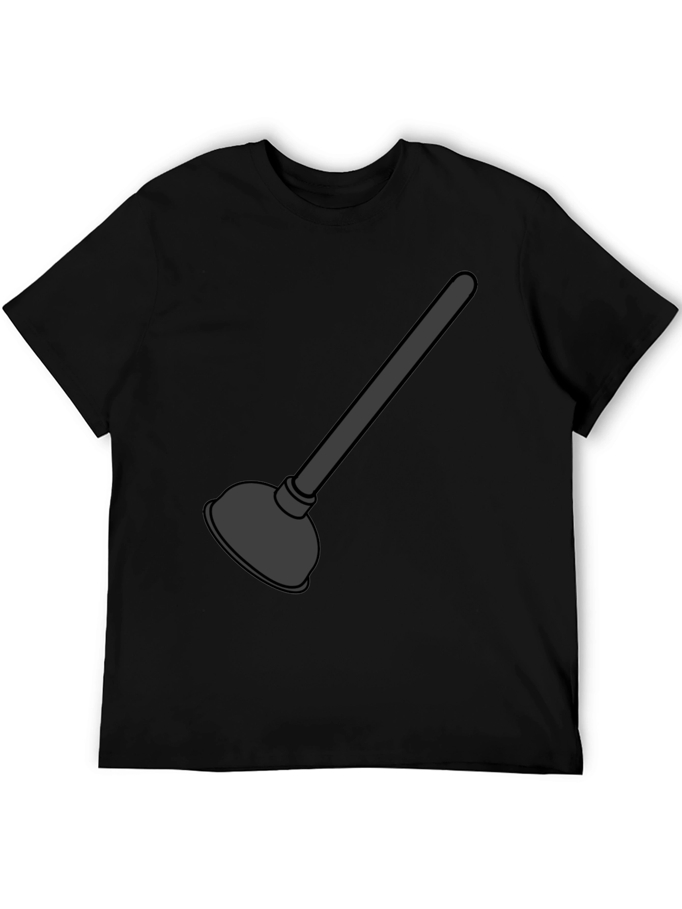 Plunger Graphic T-Shirt - Black
