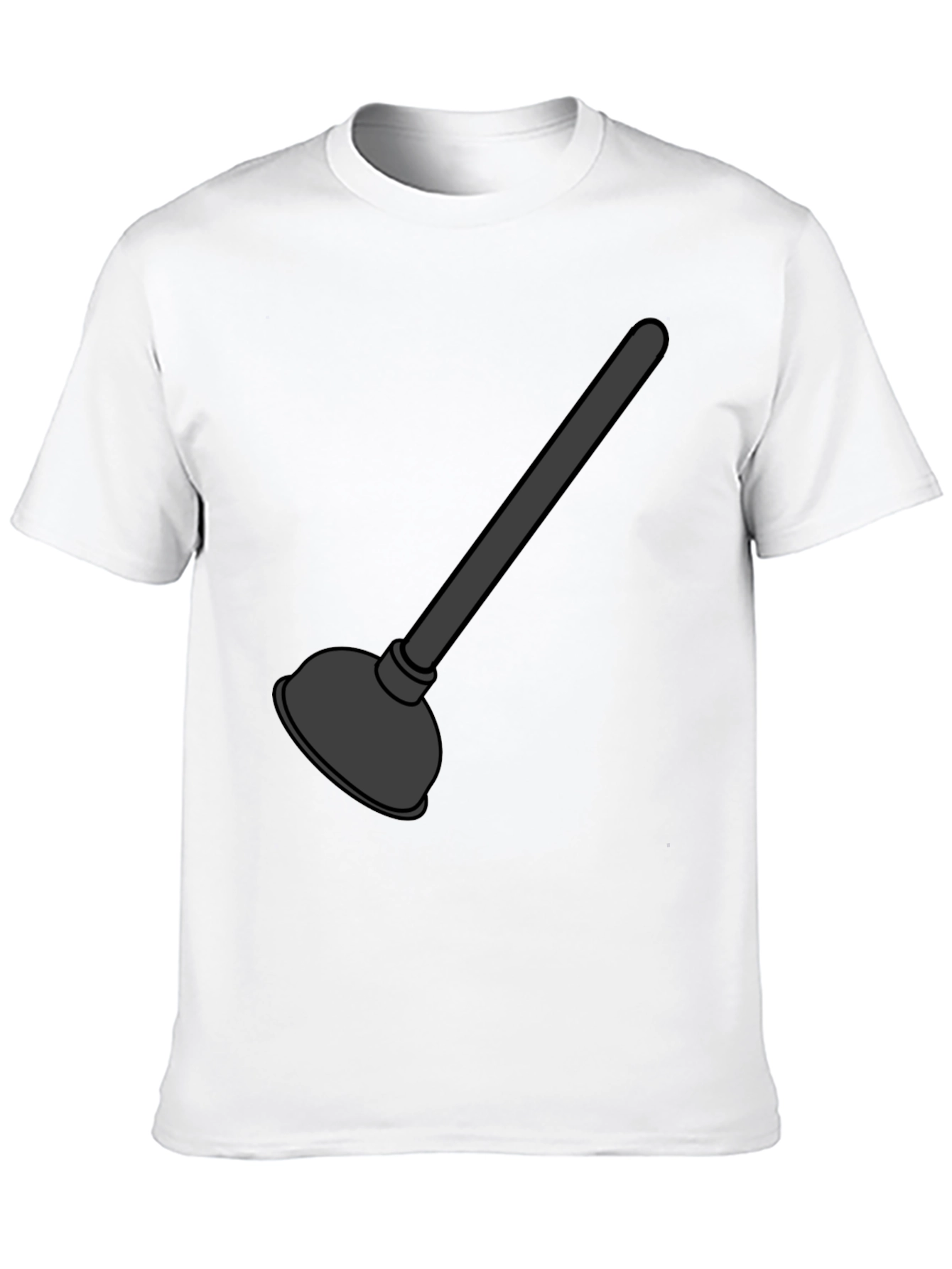 Plunger Graphic T-Shirt - Black