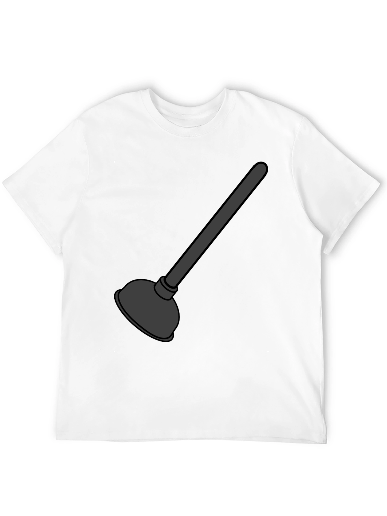 Plunger Graphic T-Shirt - Black