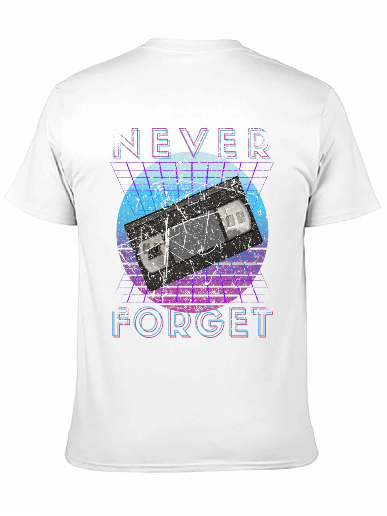 Retro Never Forget VHS Tape Graphic Tee