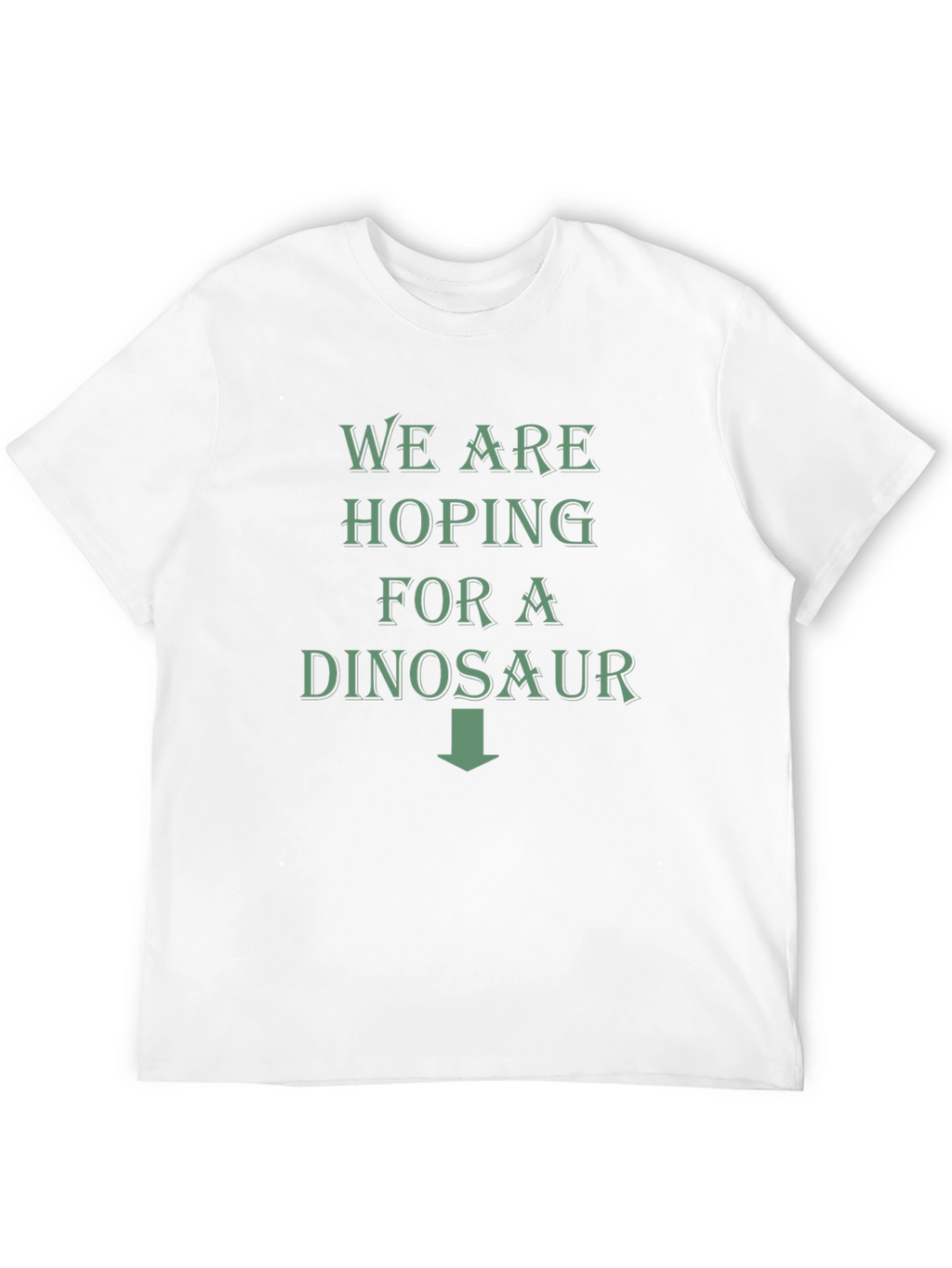 Dinosaur Expecting T-Shirt - Funny Pregnancy Announcement Tee