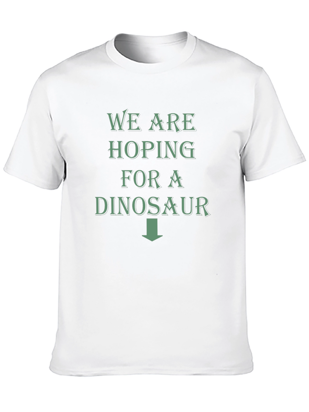 Dinosaur Expecting T-Shirt - Funny Pregnancy Announcement Tee
