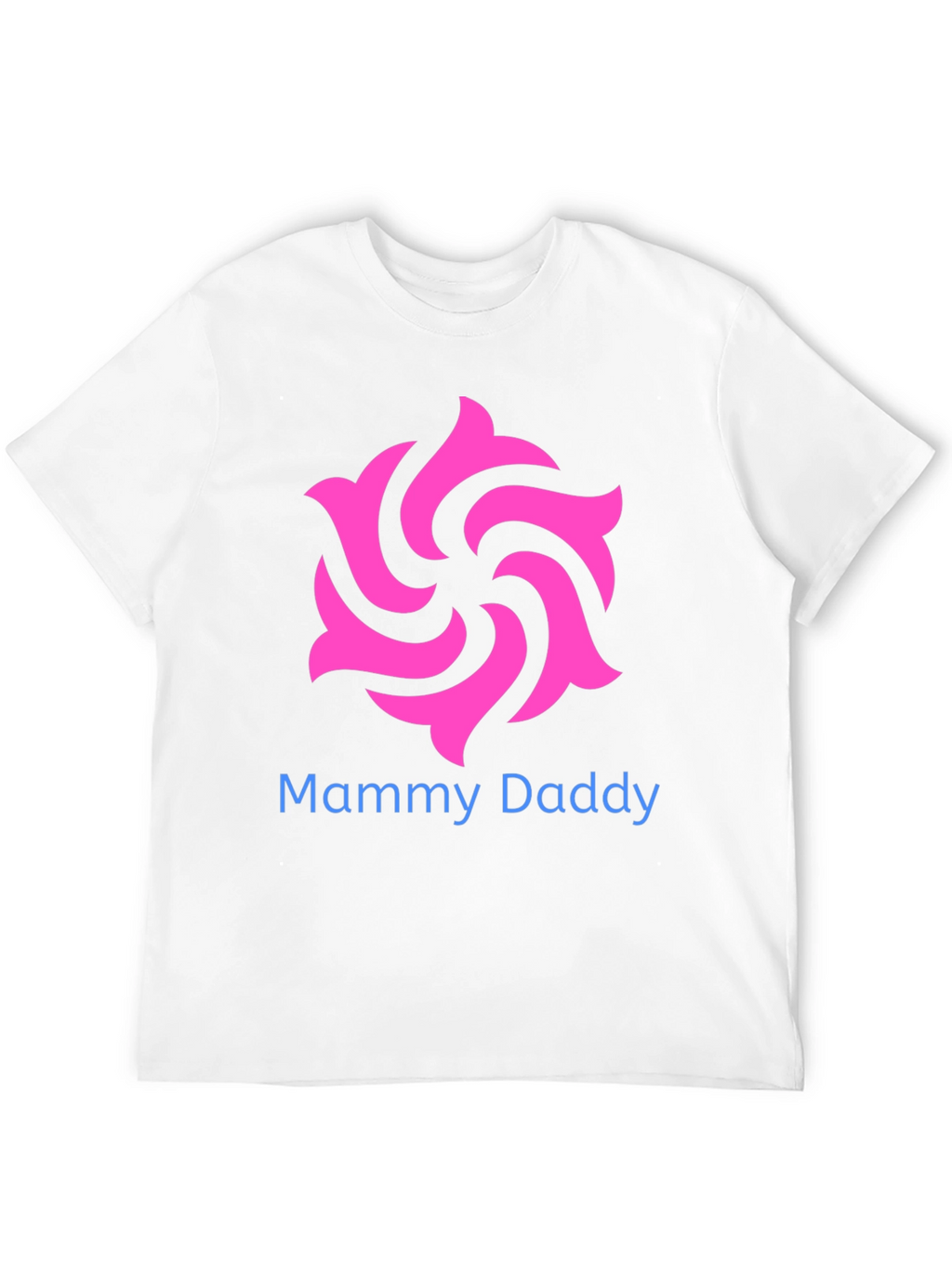 Mammy Daddy Graphic Tee -  Cool Design Black T-Shirt