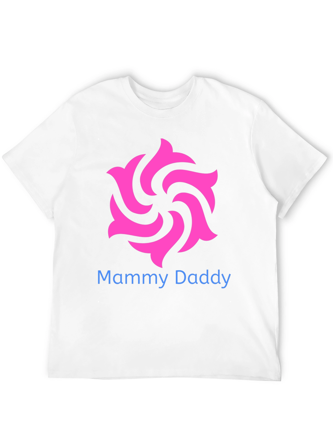 Mammy Daddy Graphic Tee -  Cool Design Black T-Shirt