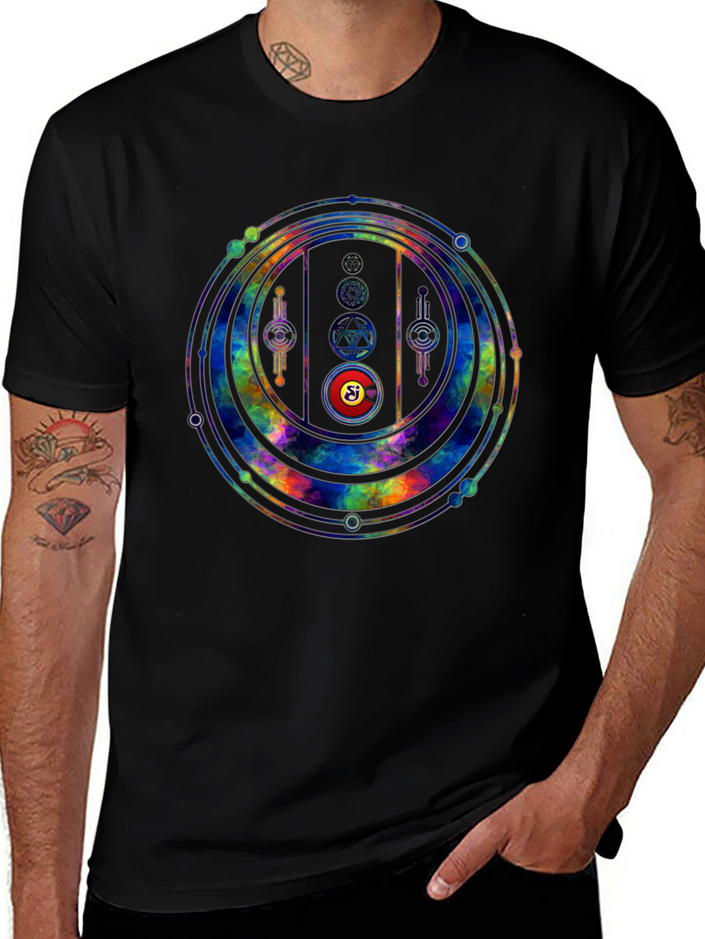 Mystic Circle Graphic T-Shirt
