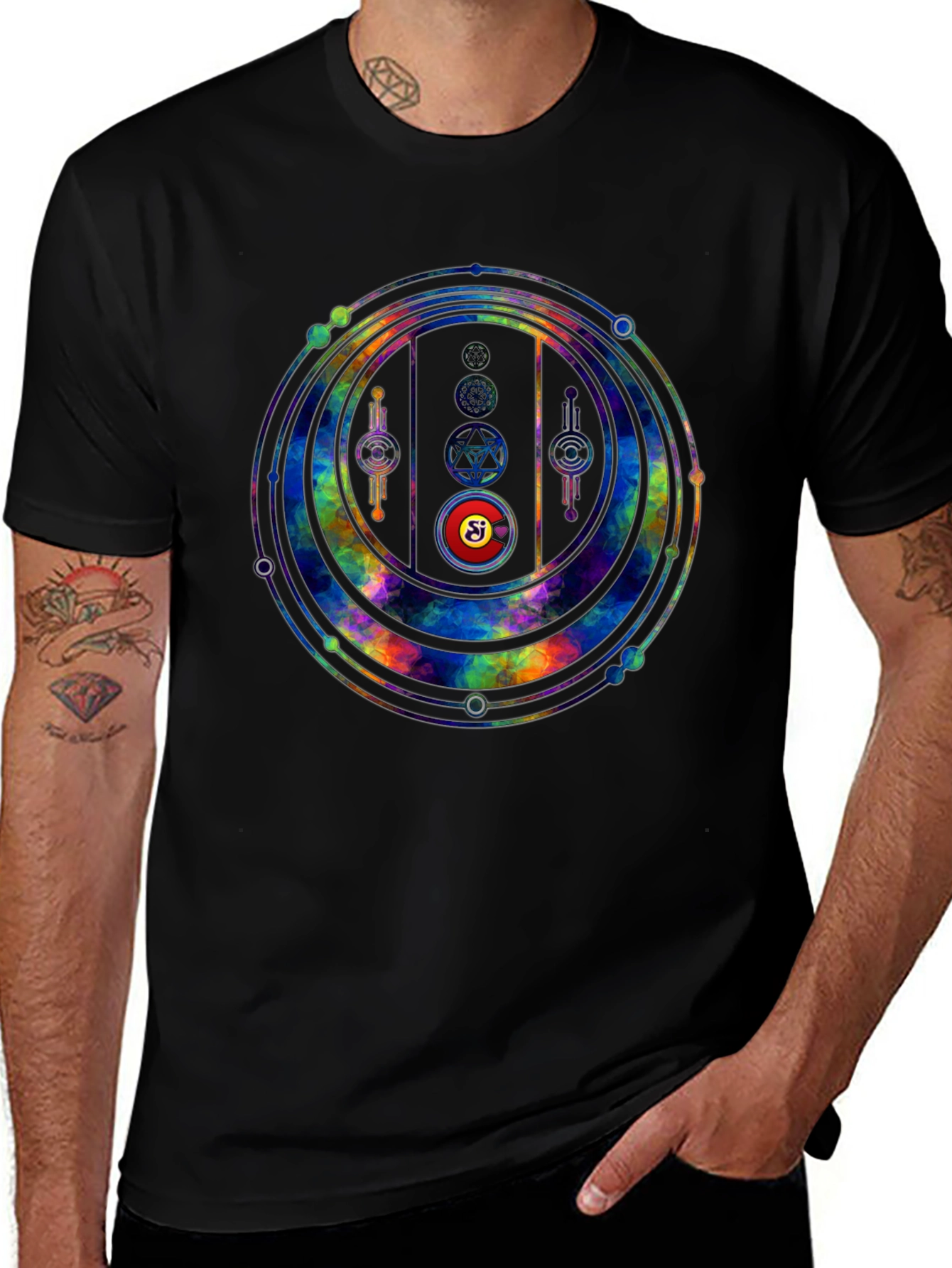 Mystic Circle Graphic T-Shirt