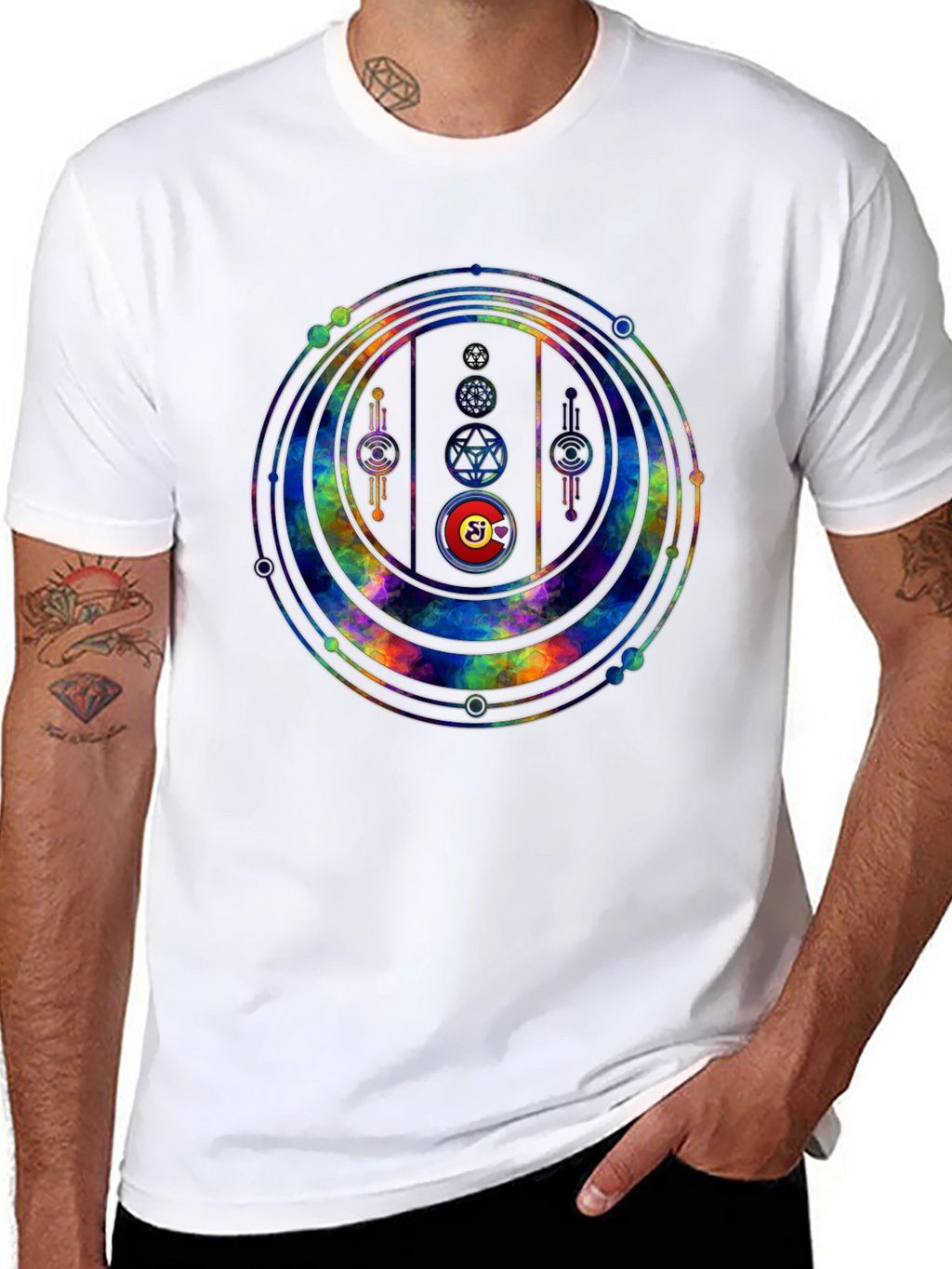 Mystic Circle Graphic T-Shirt