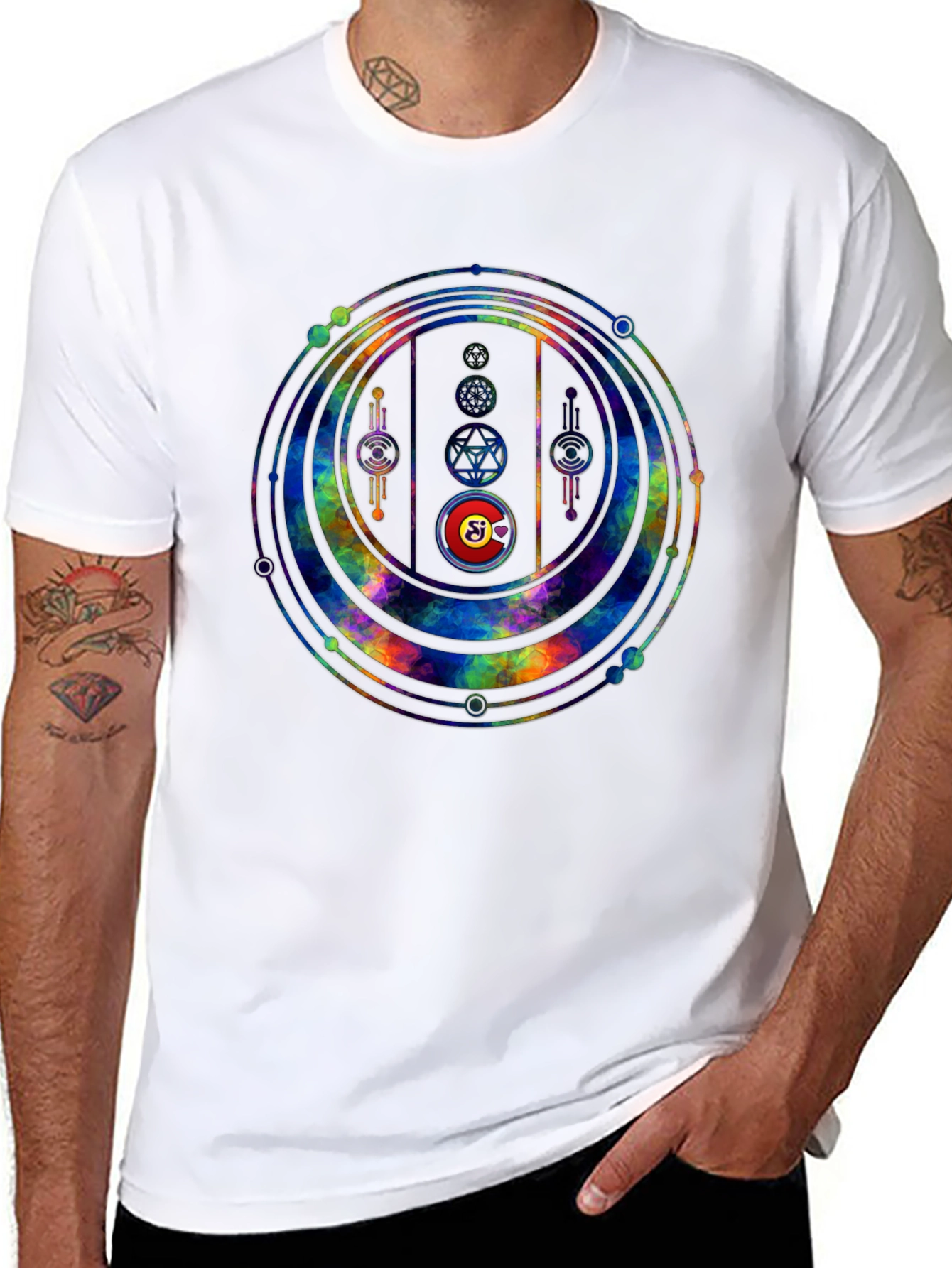 Mystic Circle Graphic T-Shirt