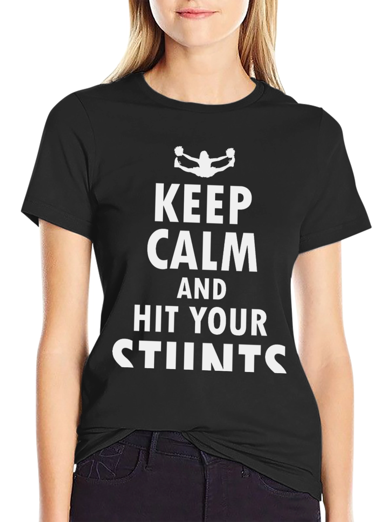 Keep Calm & Hit Your Stunts Graphic Tee