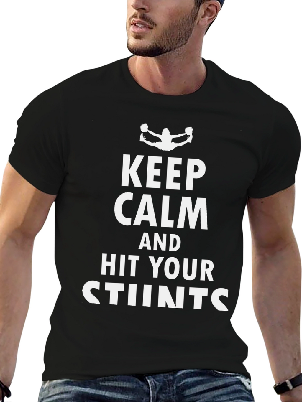 Keep Calm & Hit Your Stunts Graphic Tee