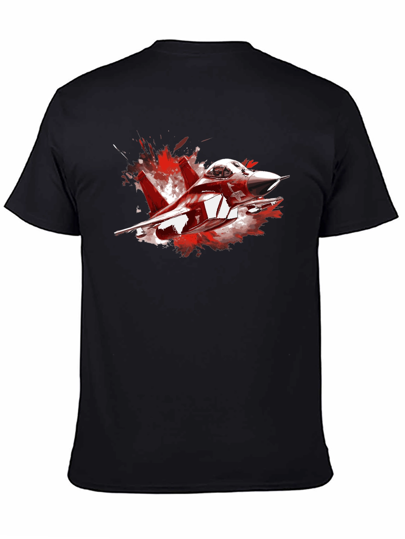 Jet Fighter Graphic Tee - Cool Aviation T-Shirt