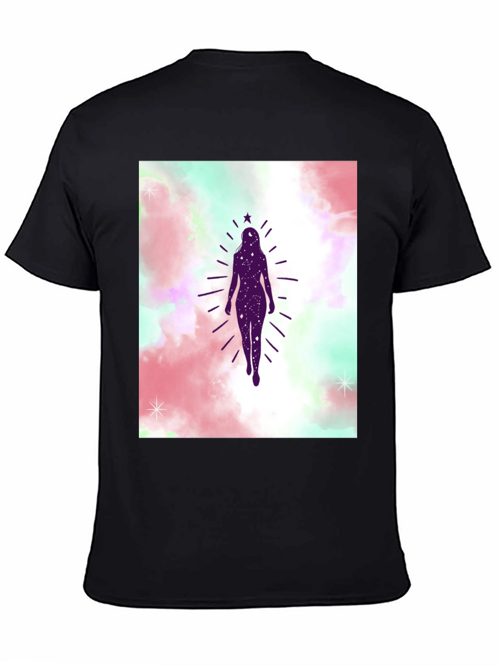 Celestial Silhouette Graphic T-Shirt