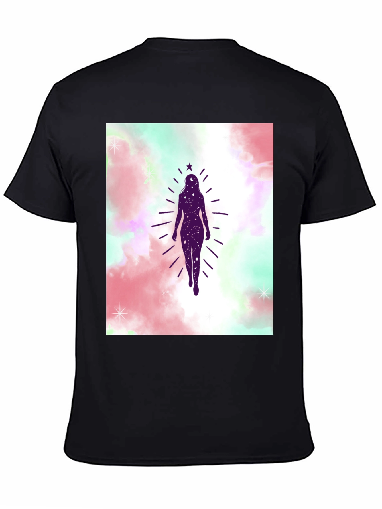 Celestial Silhouette Graphic T-Shirt