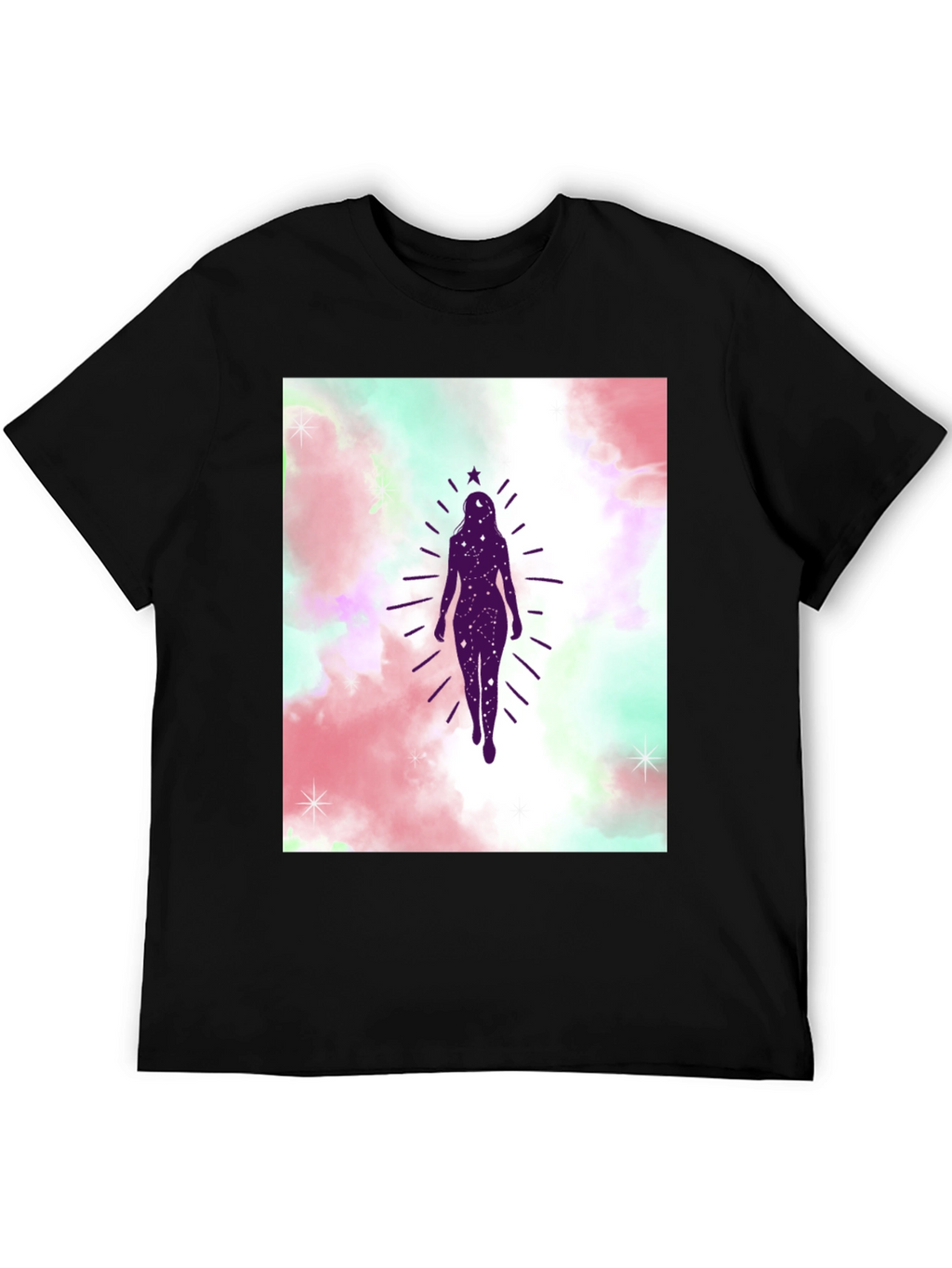 Celestial Silhouette Graphic T-Shirt