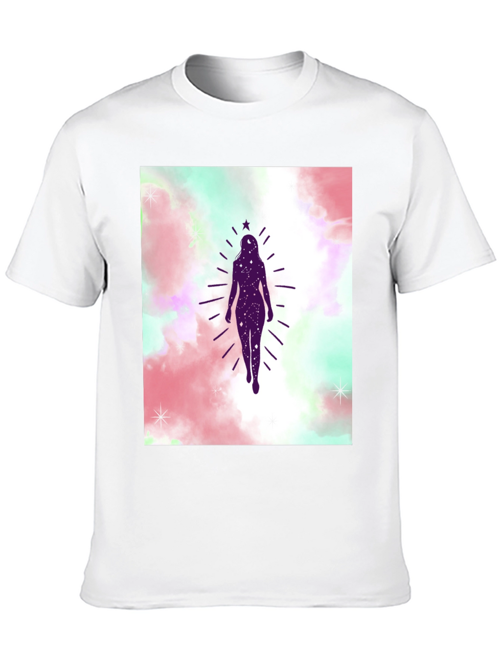 Celestial Silhouette Graphic T-Shirt