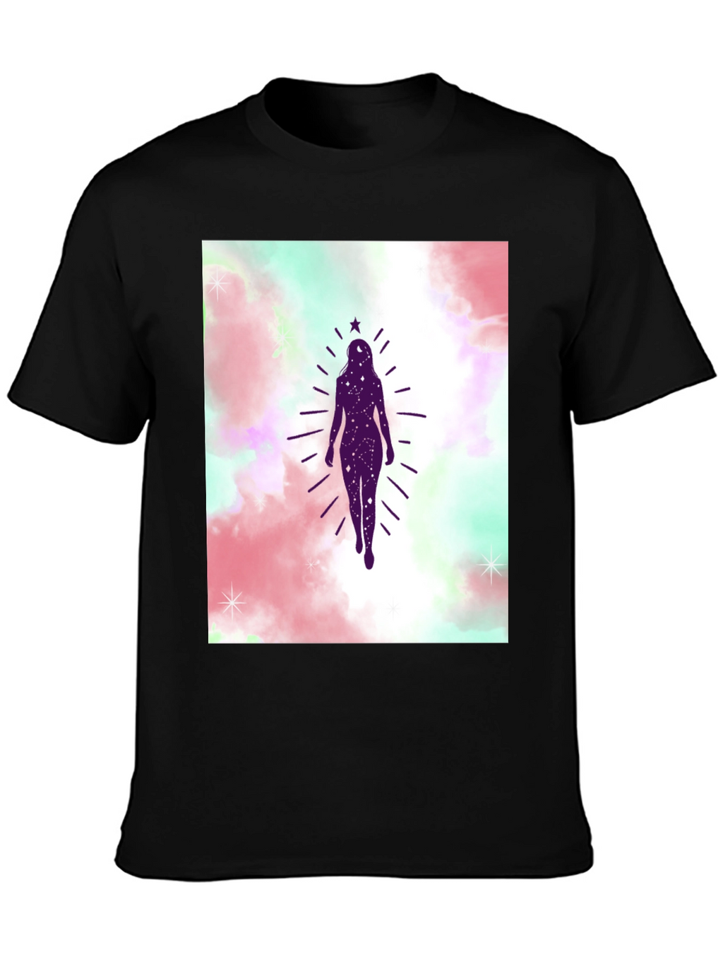 Celestial Silhouette Graphic T-Shirt