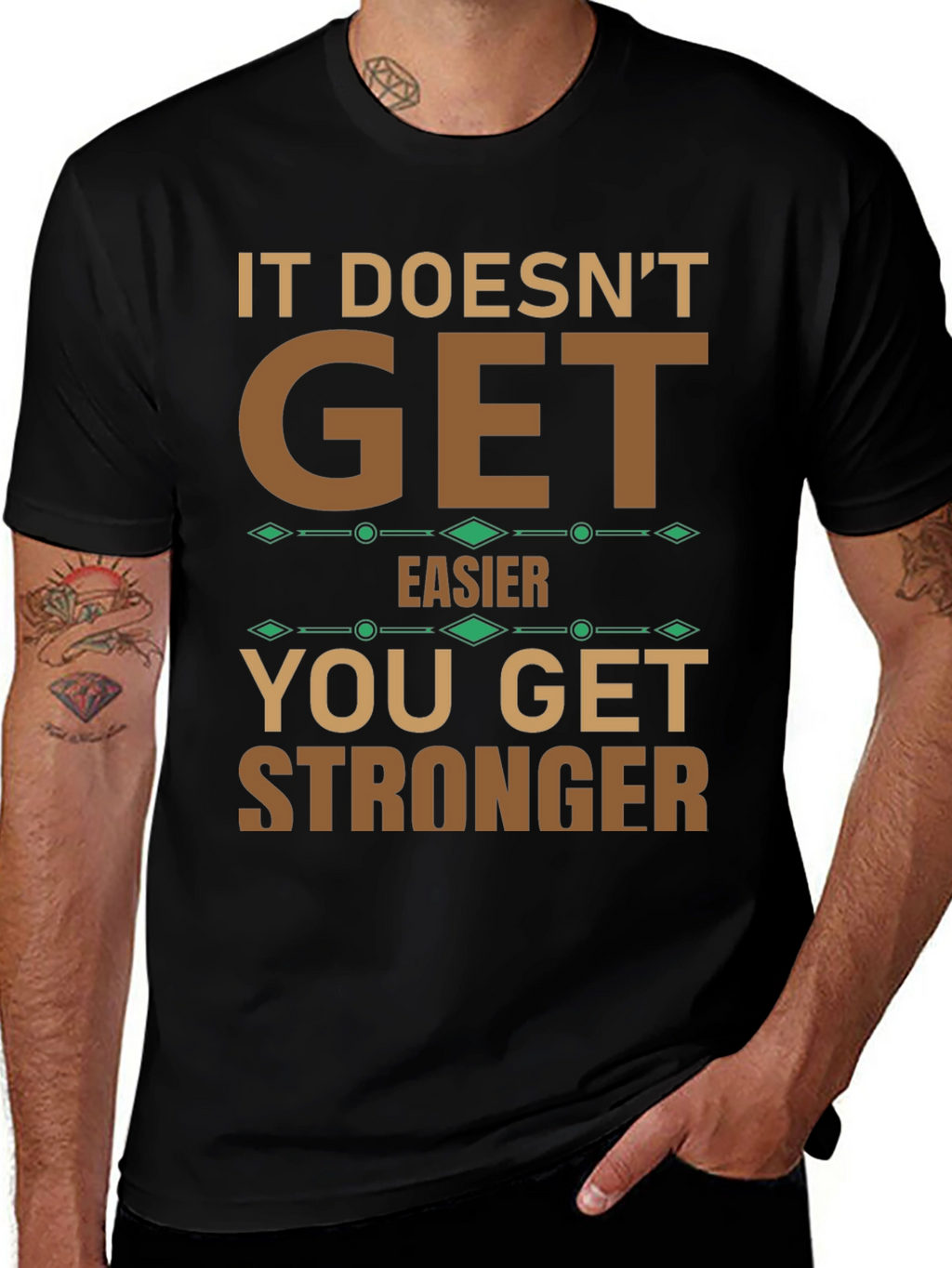 Motivational T-Shirt: Get Stronger