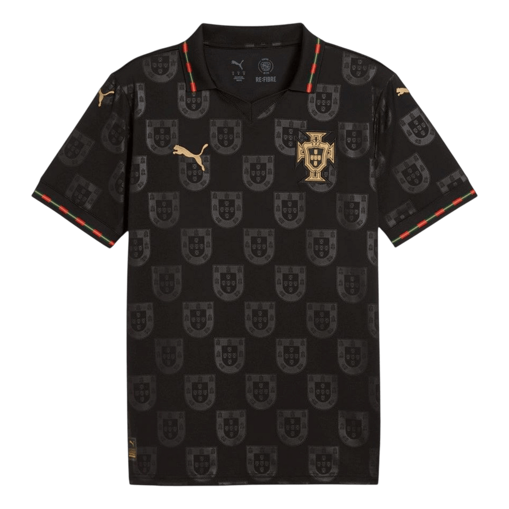 Portugal Concept Special Soccer Jersey World Cup 2026 Black Front