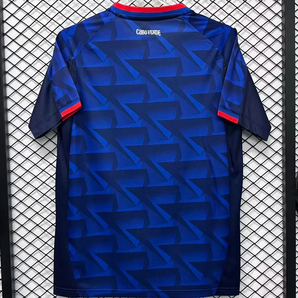 2026/27 Cabo Verde Home Blue Fans Soccer Jersey 佛得角 Detail 2