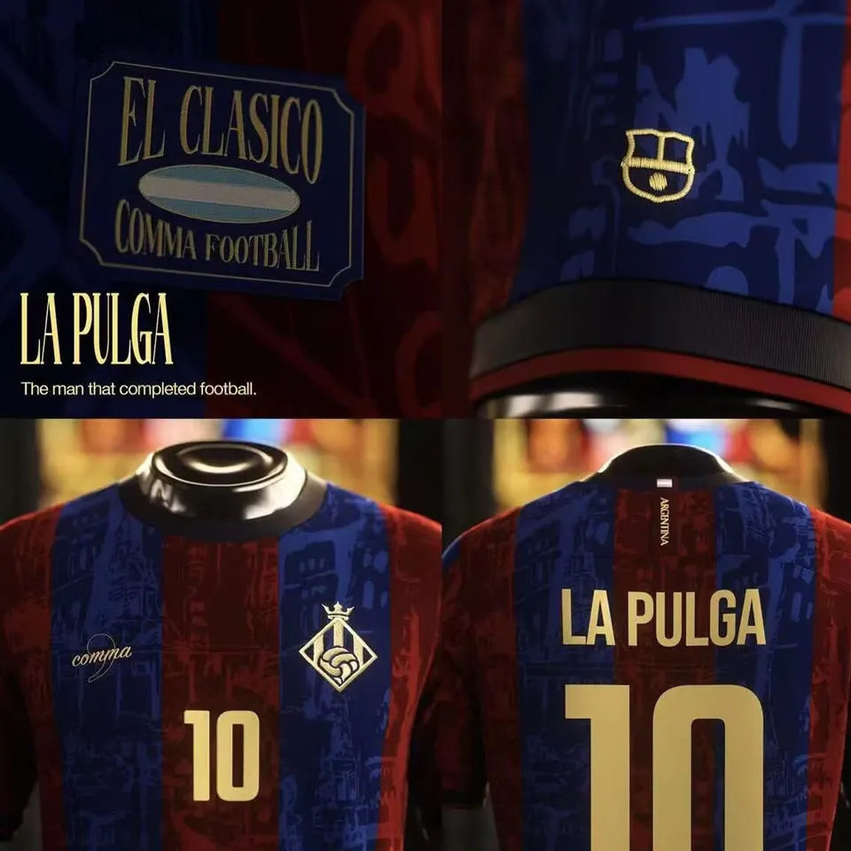 2025 BA x Argentina Special Edition Fans Soccer Jersey 巴傻 x 阿根~ Detail 4