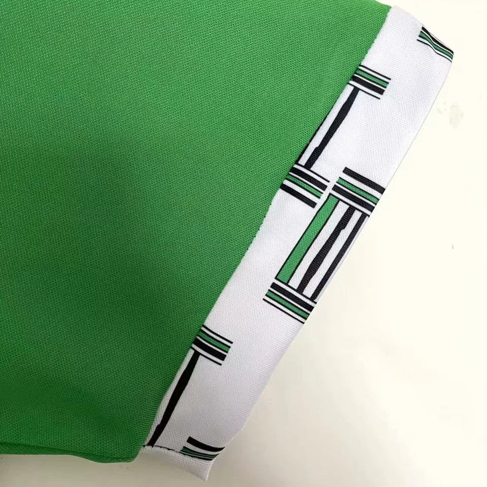 1994 Nigeria Home Green Retro Soccer Jersey Detail 4