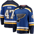 Men's St. Louis Blues Torey Krug #47 Blue Home Breakaway Player Jerseys