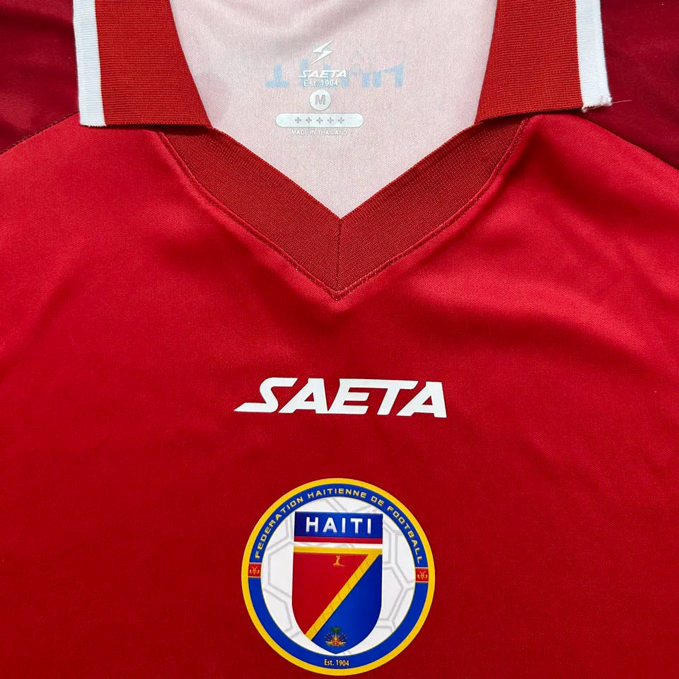 2026/27 Haiti Third Red Fans Soccer Jersey 海地 Detail 1
