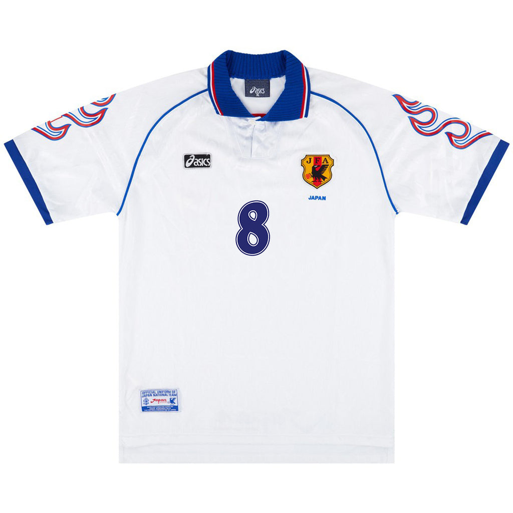 Nakata #8 Retro Japan Away Jersey World Cup 1998 Back