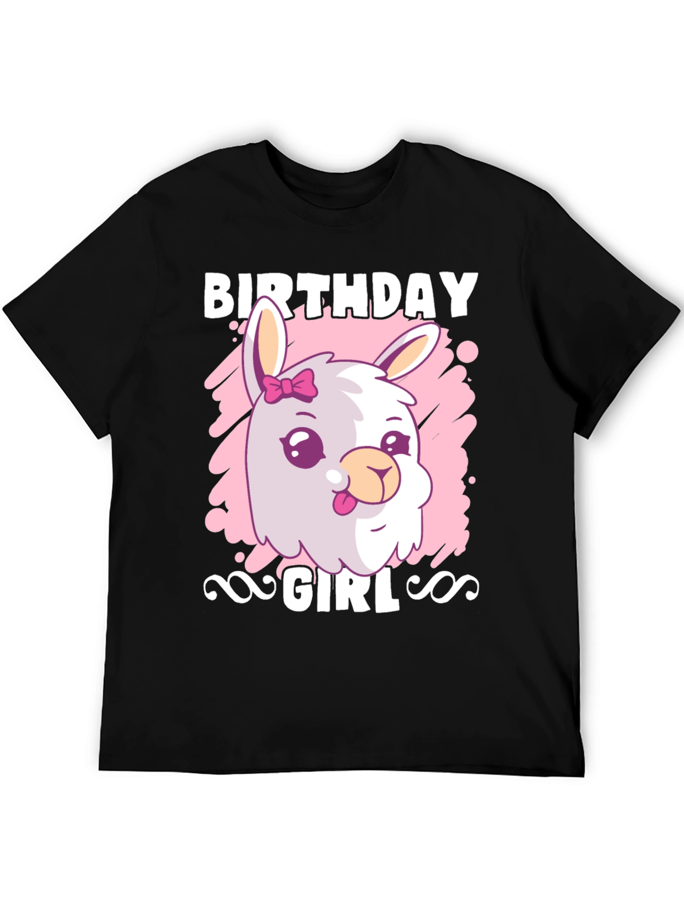 Birthday Girl Llama T-Shirt - Cute Graphic Tee