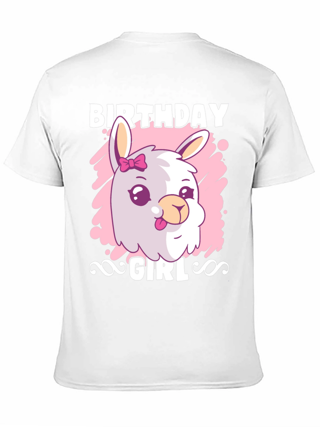 Birthday Girl Llama T-Shirt - Cute Graphic Tee