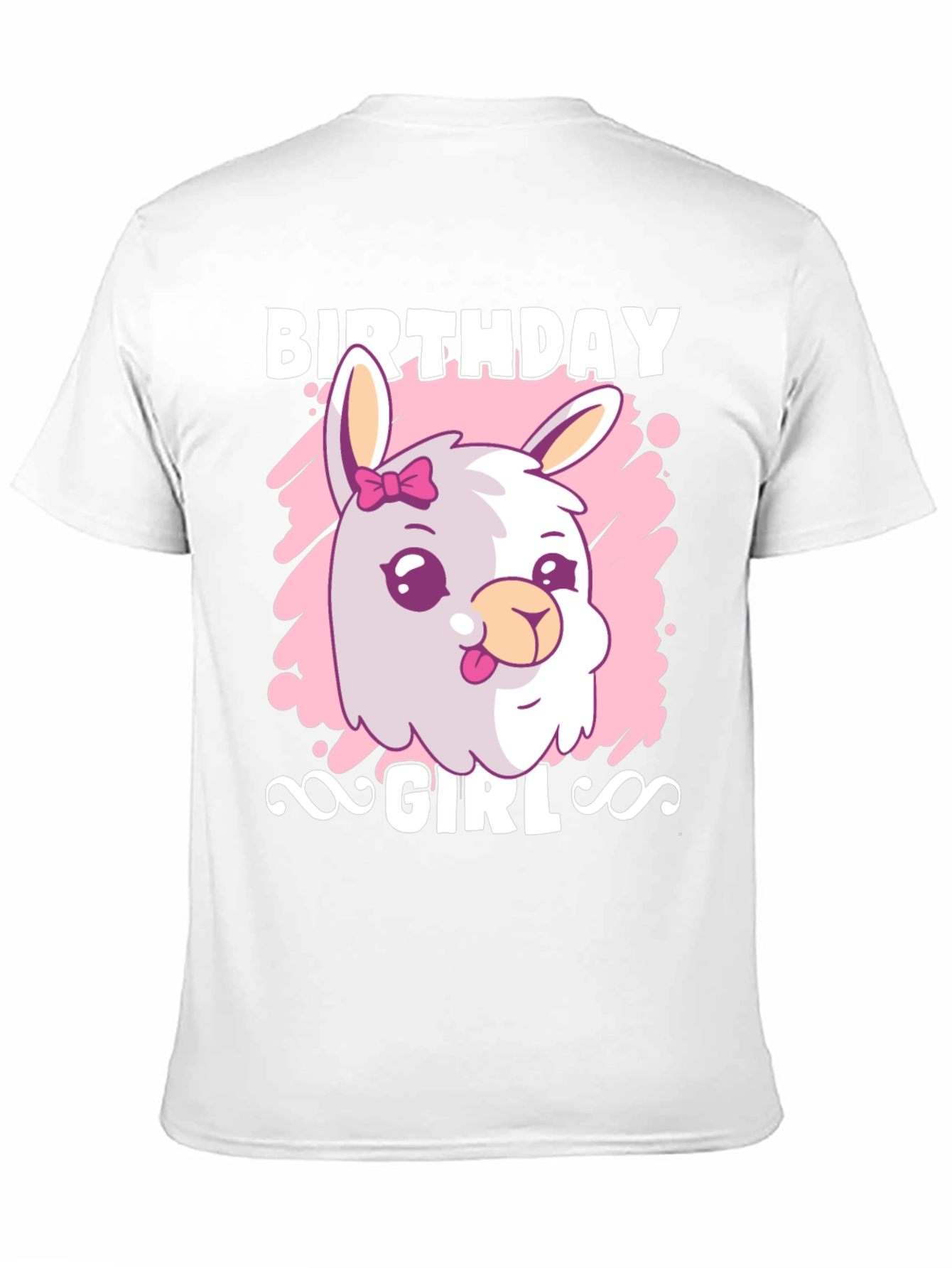 Birthday Girl Llama T-Shirt - Cute Graphic Tee