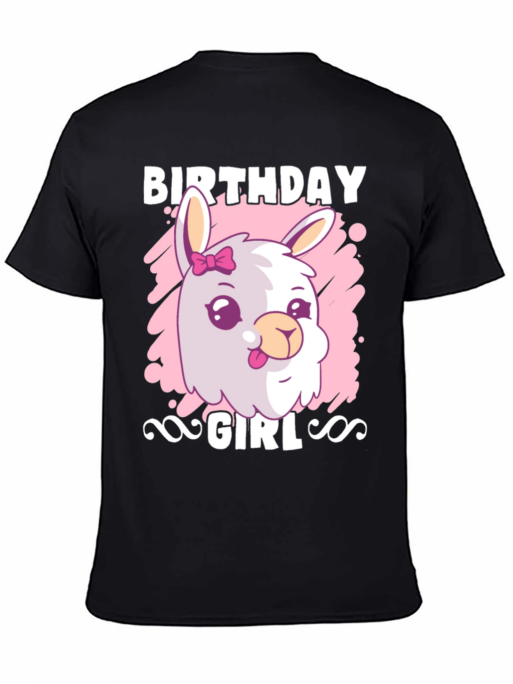 Birthday Girl Llama T-Shirt - Cute Graphic Tee